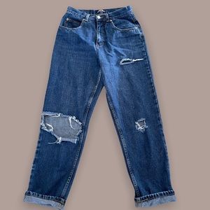 Capezio High Rise Authentic Vintage Jeans Blue Size 4s 100% Cotton